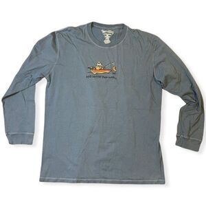 𝅺POSITIVITEES Men's 2XL Long Sleeve Graphic Tee‎